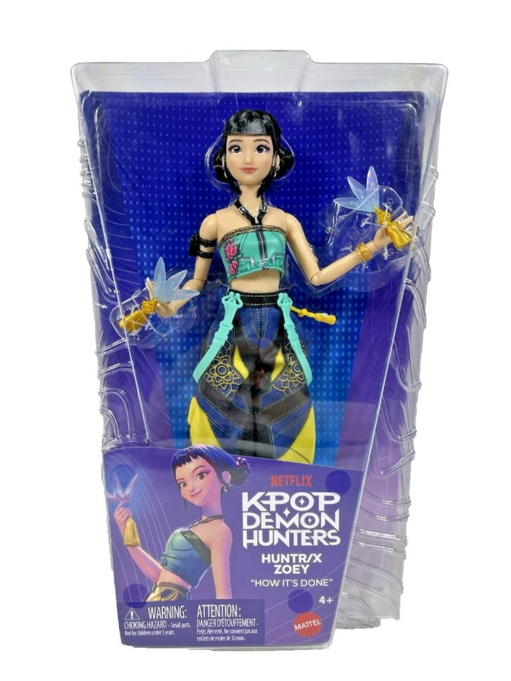 KPop Demon Hunters HUNTR/X ZOEY 12" Fashion Doll and Accessories NEW 2026